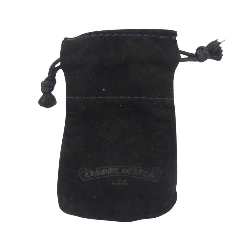 CHROME HEARTS クロムハーツ(原本無) No2 CH CRS CH CHクロス スタッド ピアス シルバー系【中古】