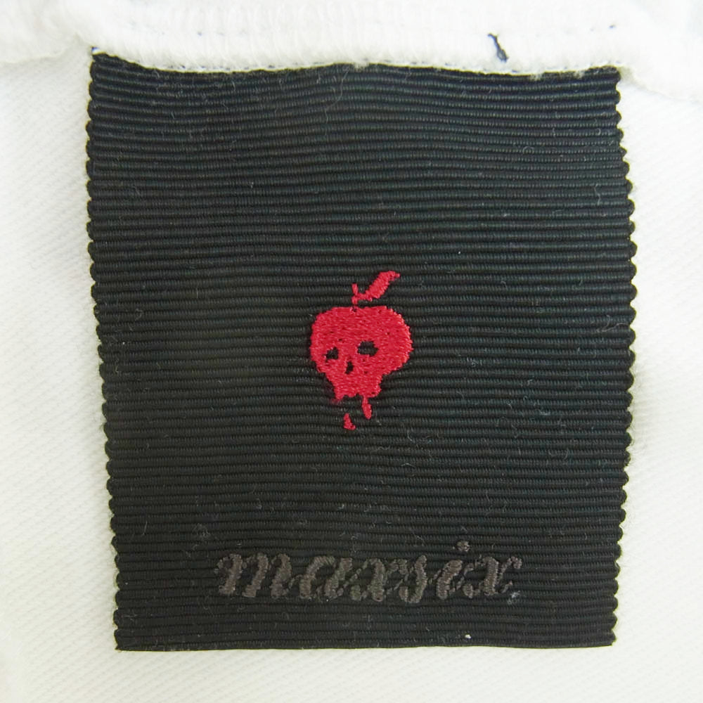 マックスシックス MX-669 Apple Skull Stretch Sweat Pants ストレッチ パンツ ホワイト系 XL【中古】