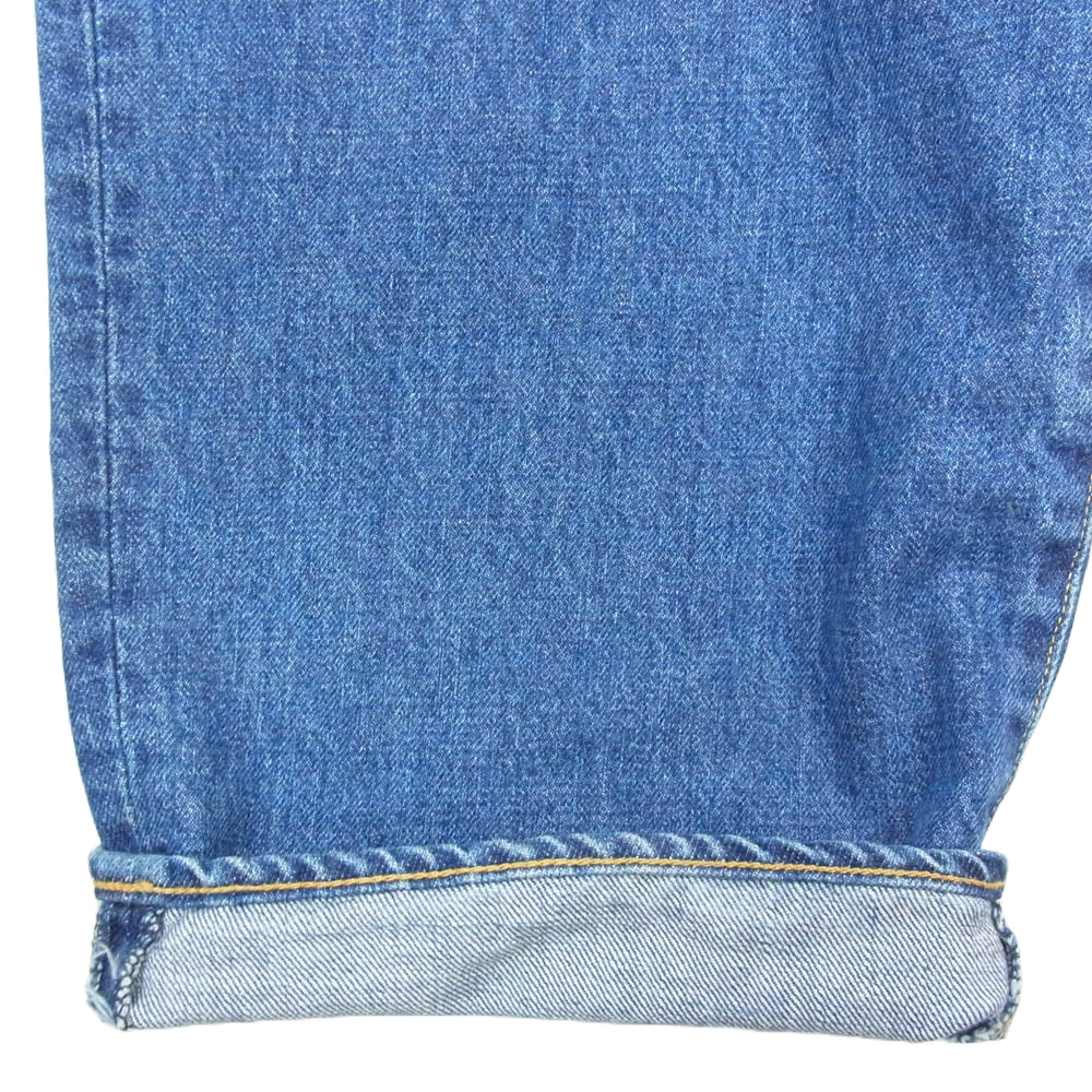 WTAPS ダブルタップス 242WVDT-PTM02 BLUES STRAIGHT TROUSERS COTTON. DENIM ストーンバイオブリーチ加工 デニム パンツ ジーンズ インディゴブルー系 X04【中古】