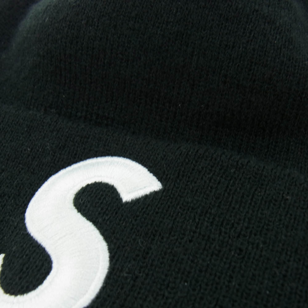 Supreme シュプリーム New Era S Logo Beanie ニューエラ S ロゴ ビーニー ニットキャップ ブラック系【中古】