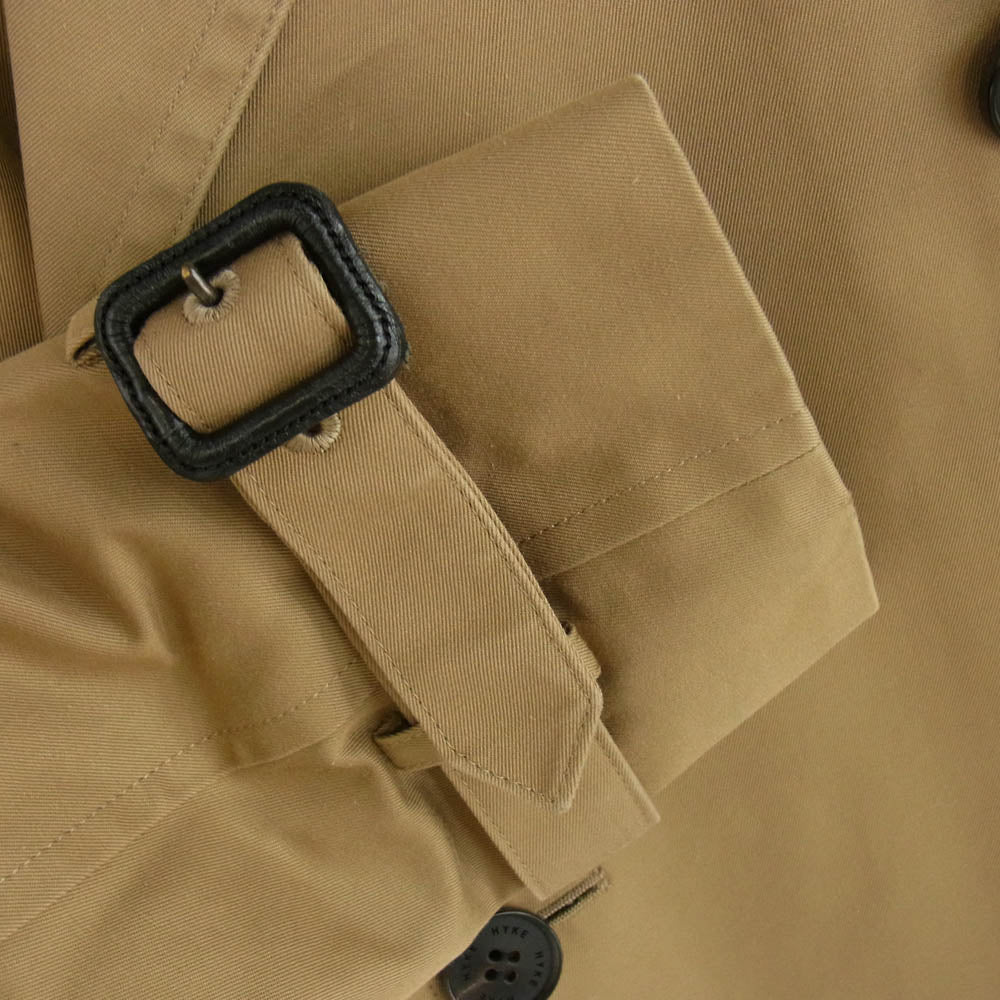 HYKE ハイク 19AW 191-17005 022 ウールライナー付き トレンチ コート ライトブラウン系 1【中古】