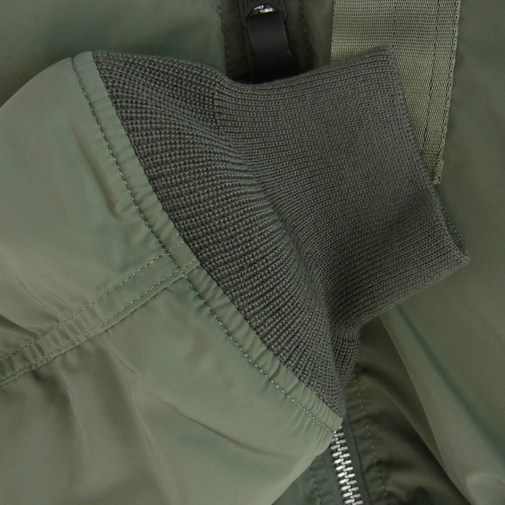 ALPHA アルファ 24AW TA0720 INDUSTRIES MA-1 ライト フライト ジャケット カーキ系 XL【中古】