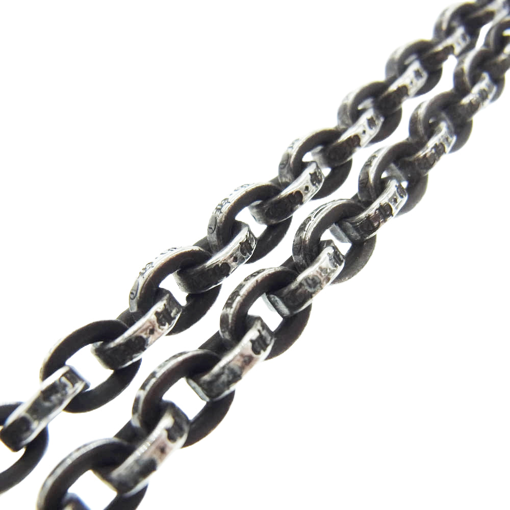CHROME HEARTS クロムハーツ(原本無) 20inch PAPER CHAIN ペーパーチェーン シルバー ネックレス 20インチ シルバー系【中古】