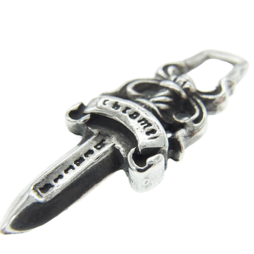 CHROME HEARTS クロムハーツ(原本無) #5 DAGGER ZIP ダガー ジップ チャーム ペンダント トップ シルバー系【中古】