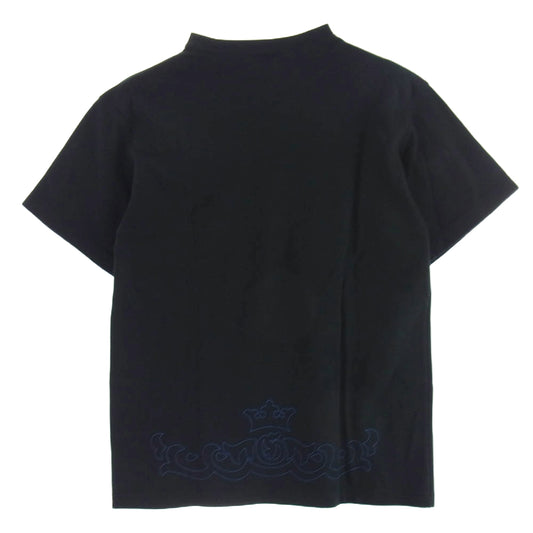 GABOR ガボール GABORATORY ガボラトリー USA製 クロス プリント 半袖 Tシャツ ブラック系【中古】