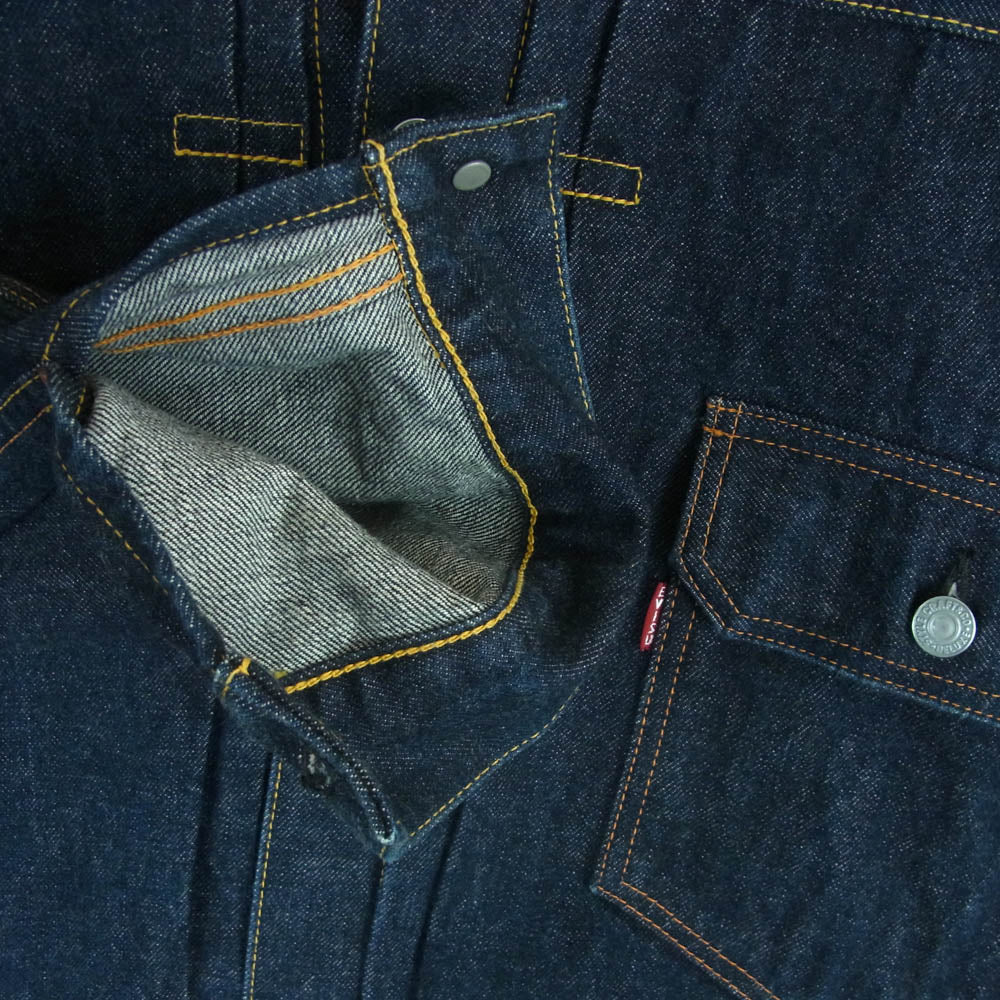 EVISU エヴィス 1506 No.1スペシャル 1ST TIGER PRESHRUNK タイガープレシュリンク デニム ジャケット インディゴブルー系 44【中古】