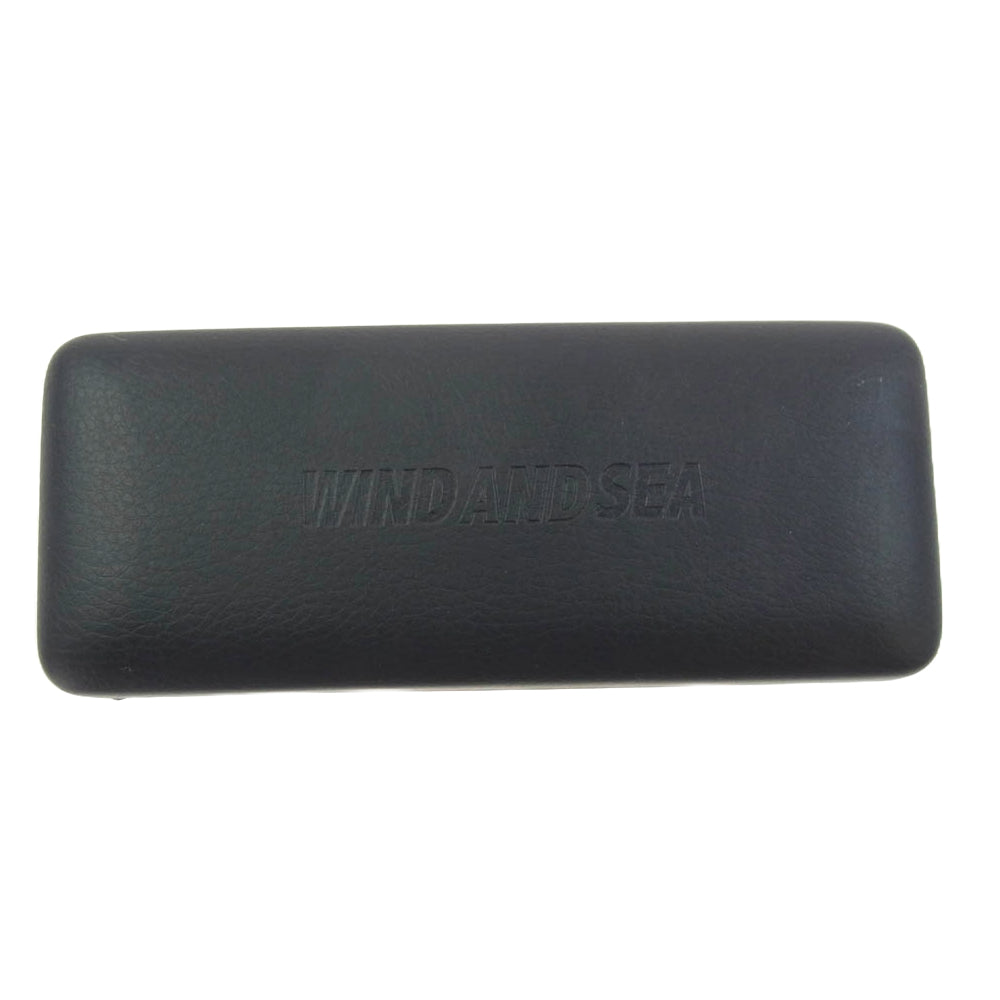 WIND AND SEA ウィンダンシー WDS-O-YAS5-23-Q4-02 YOU AND SEA CUSTOM SUNGLASS カスタム ロゴレンズ サングラス アイウェア ブラック系【中古】