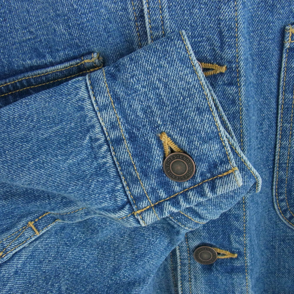 DESCENDANT ディセンダント 251WVDS-JKM01 RANCH DENIM JACKET ストーンウォッシュ加工 ランチ デニム ジャケット インディゴブルー系 1【中古】