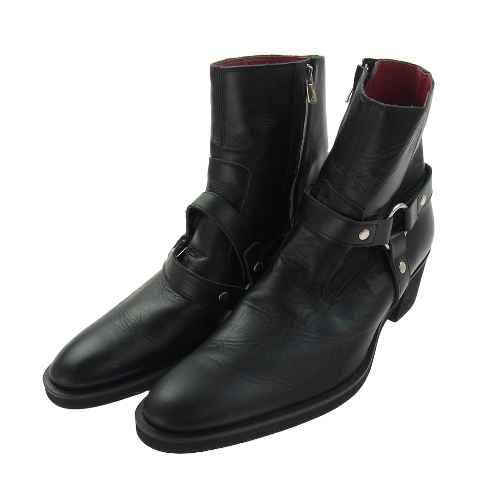NO ID. ノーアイディ 853208-514F ハーネス ヒール ブーツ ブラック系 44【中古】 NO ID. ノーアイディ 853208-514F ハーネス ヒール ブーツ ブラック系