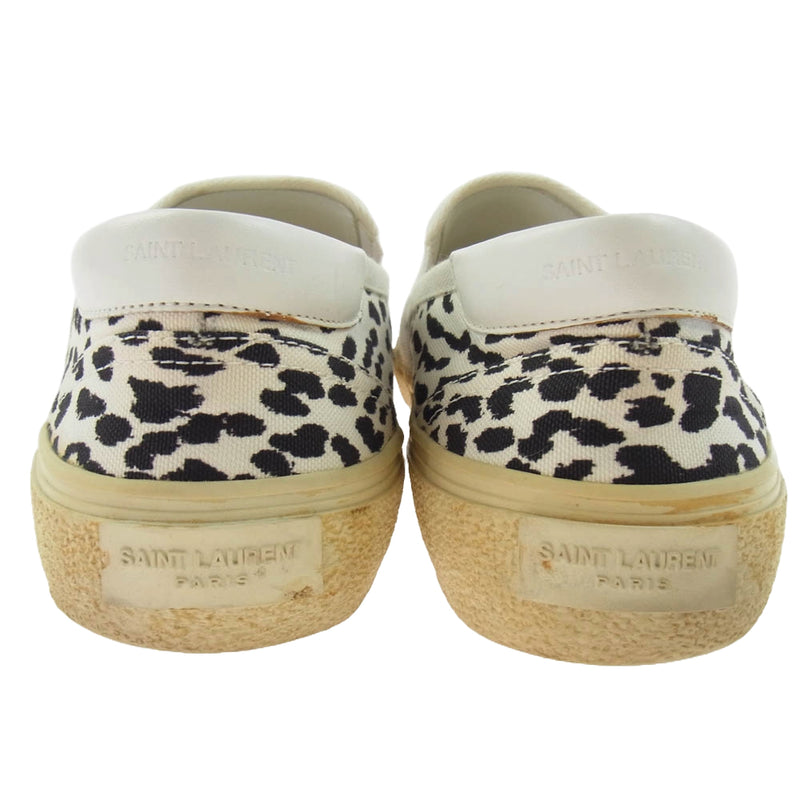 SAINT LAURENT サンローラン 340259 レオパード柄 スリッポン