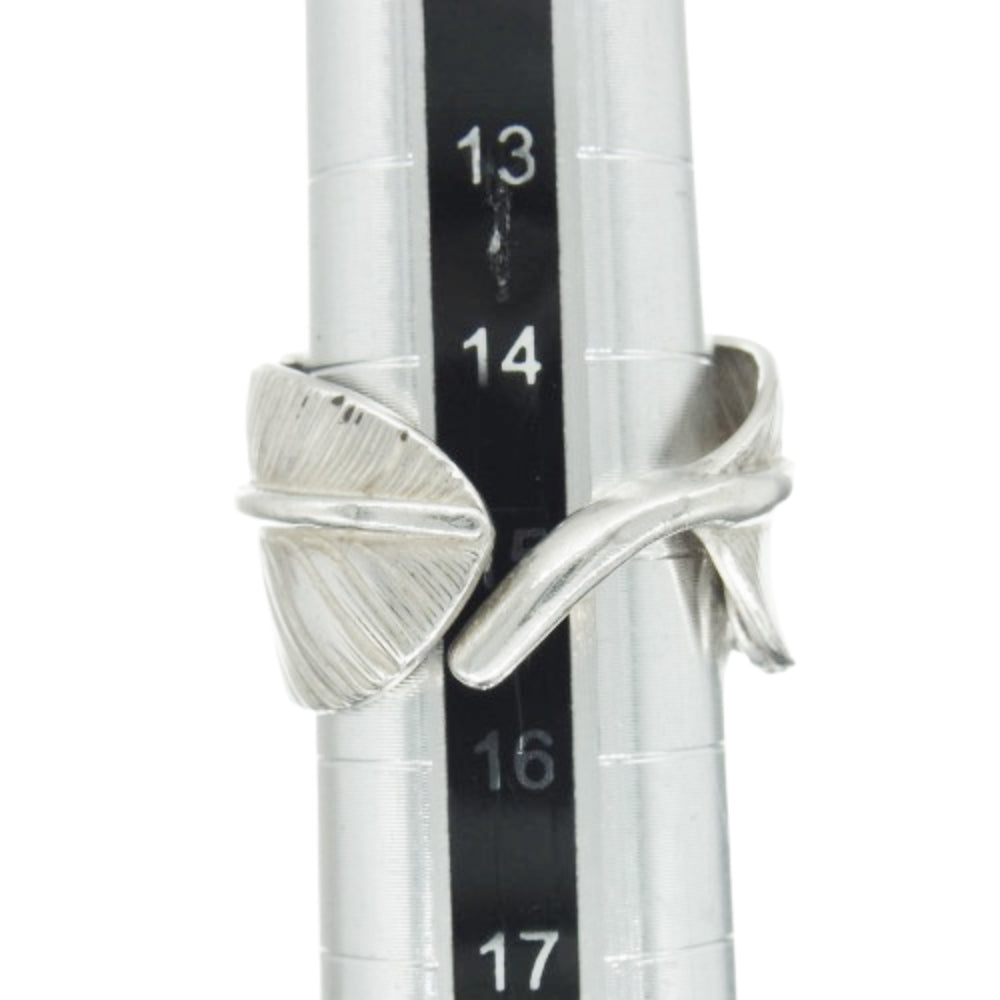 WINGROCK ウィングロック FEATHER RING プレーン フェザー リング シルバー系 15.5号【中古】