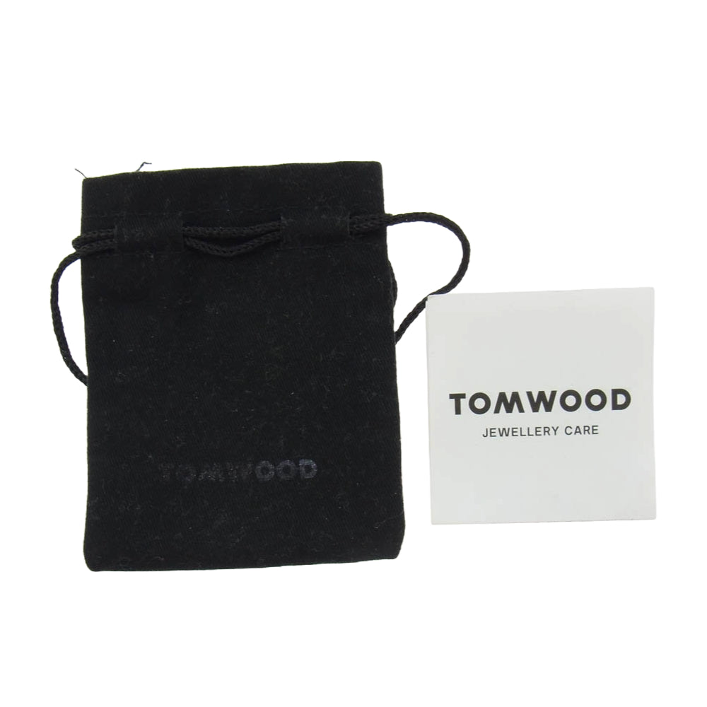 TOM WOOD トムウッド UNITED ARROWS ユナイテッドアローズ 別注 Moon Hoops ムーン フープ ピアス ゴールド系【中古】