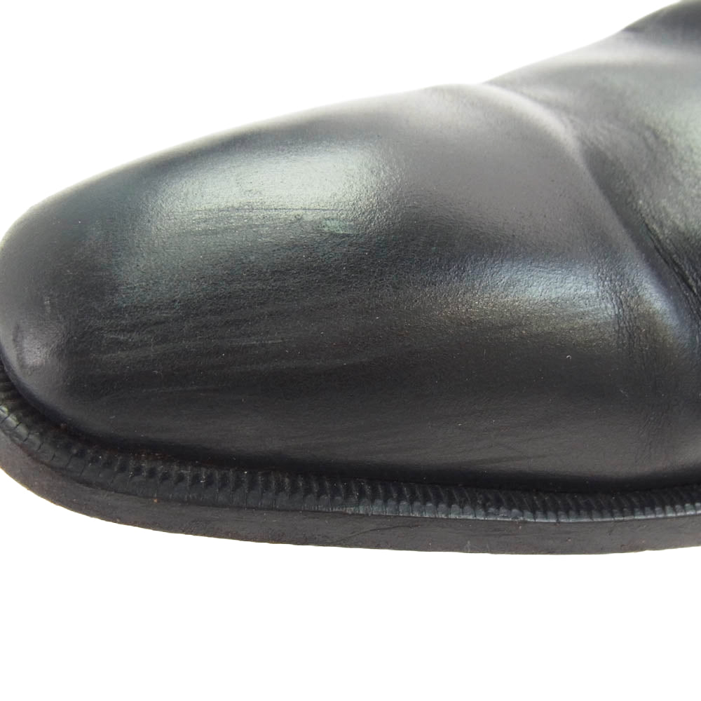 DOLCE&GABBANA ドルチェアンドガッバーナ モンク ストラップ レザー シューズ ブラック系 7【中古】