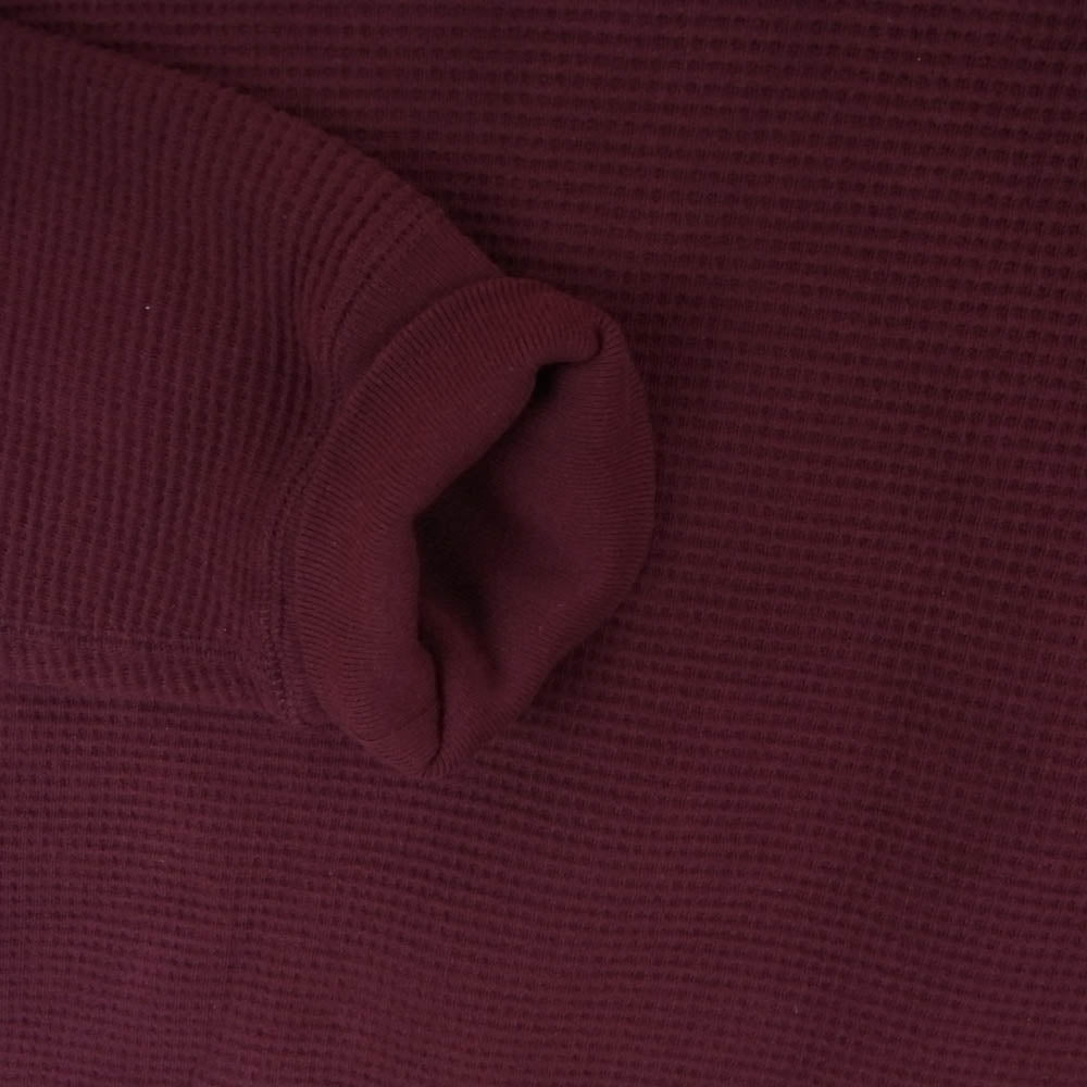 MOMOTARO JEANS 桃太郎ジーンズ THERMAL LONG SLEEVE T-SHIRTS サーマル カットソー 長袖 Tシャツ ボルドー系 L【中古】