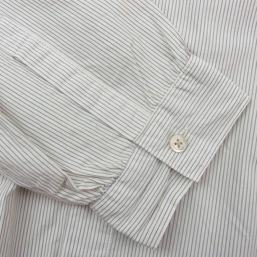 PORTER CLASSIC ポータークラシック LONG RIDERS SHIRT ロングライダース ストライプ シャツ 長袖 オフホワイト系 3【中古】
