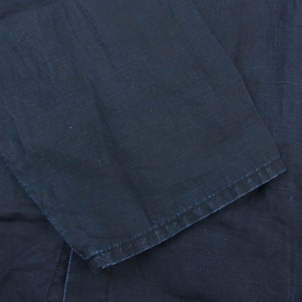 PORTER CLASSIC ポータークラシック FARMER'S LINEN SHIRT JACKET ファーマーズ リネン シャツ ジャケット インディゴブルー系 3【中古】