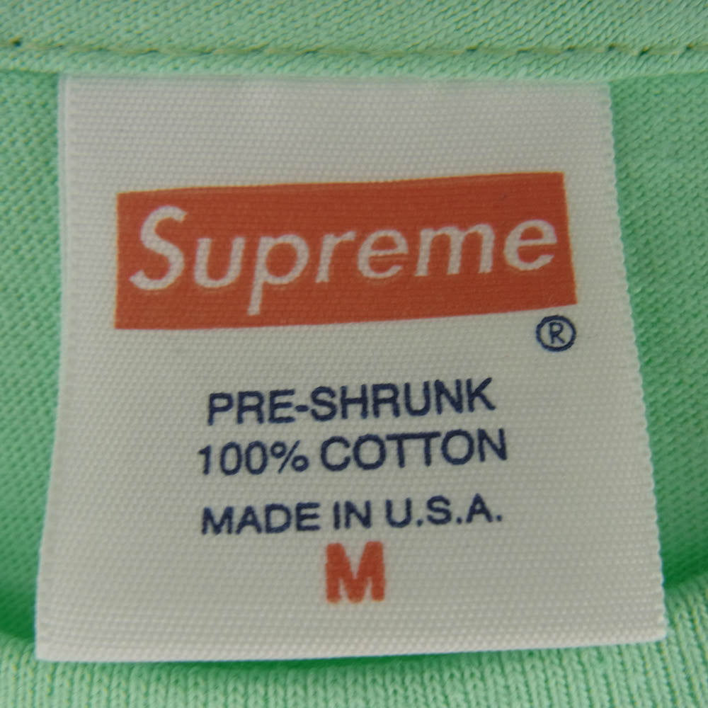 Supreme シュプリーム 13SS HORACE ANDY Tee ホレス アンディ フォト 半袖 Tシャツ グリーン系 M ライトグリーン系 M【極上美品】【中古】