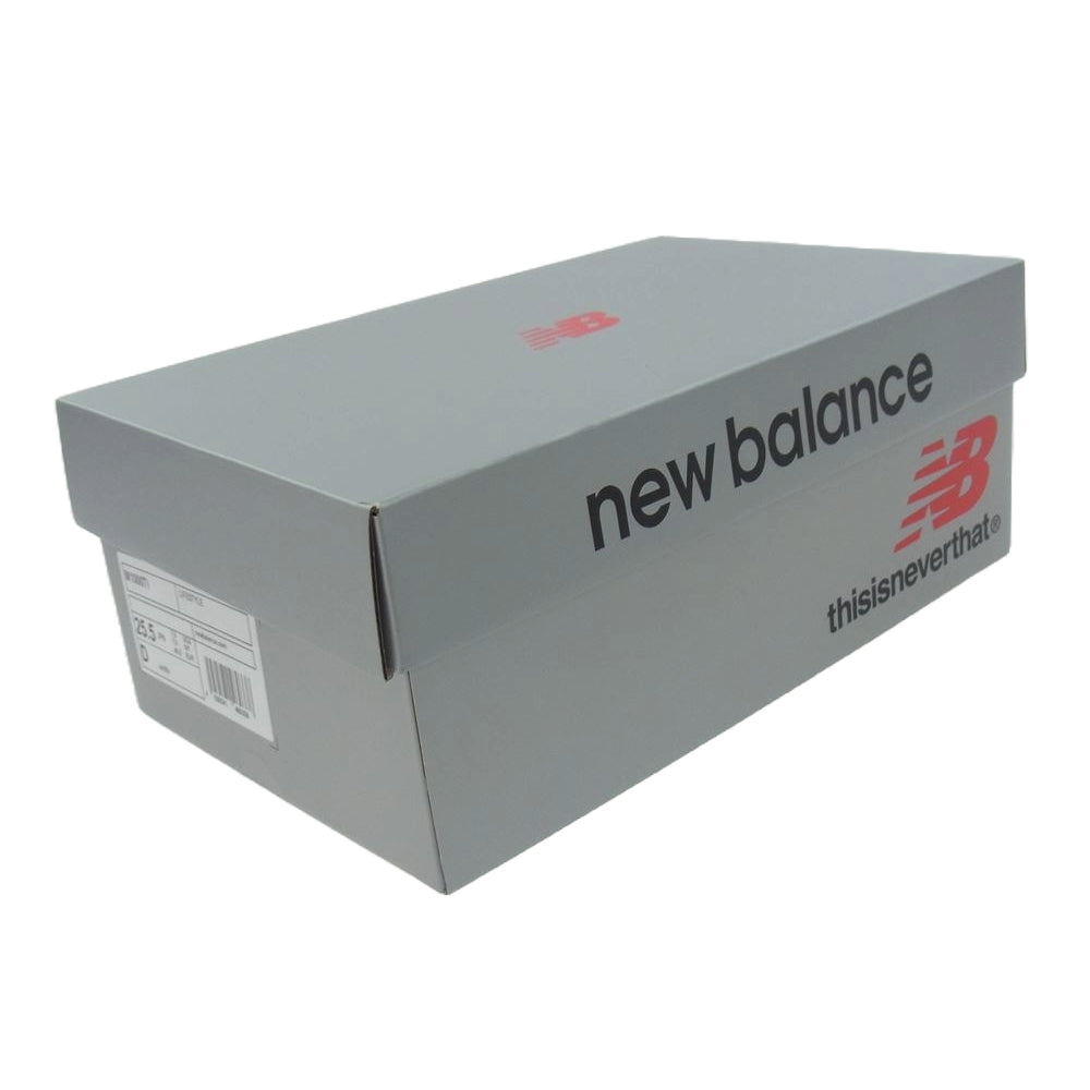NEW BALANCE ニューバランス M1000TI Thisisneverthat x 1000 ディスイズネバーザット メタリック スニーカー シルバー系 レッド系 25.5cm【新古品】【未使用】【中古】