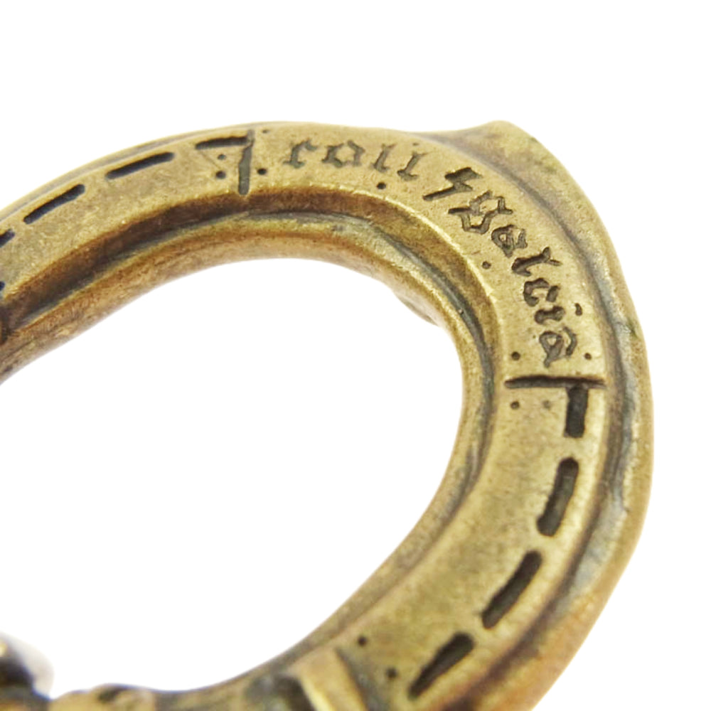 GALCIA ガルシア × ROLL ロール ブラス キーホルダー イエロー系【中古】