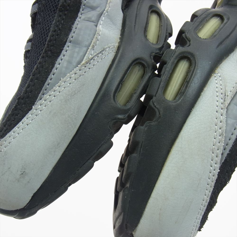 NIKE ナイキ 749766-005 Air Max 95 Black Wolf Grey Cool Grey エアマックス95 ブラック ウルフグレー クールグレー スニーカー ブラック系 グレー系 28cm【中古】