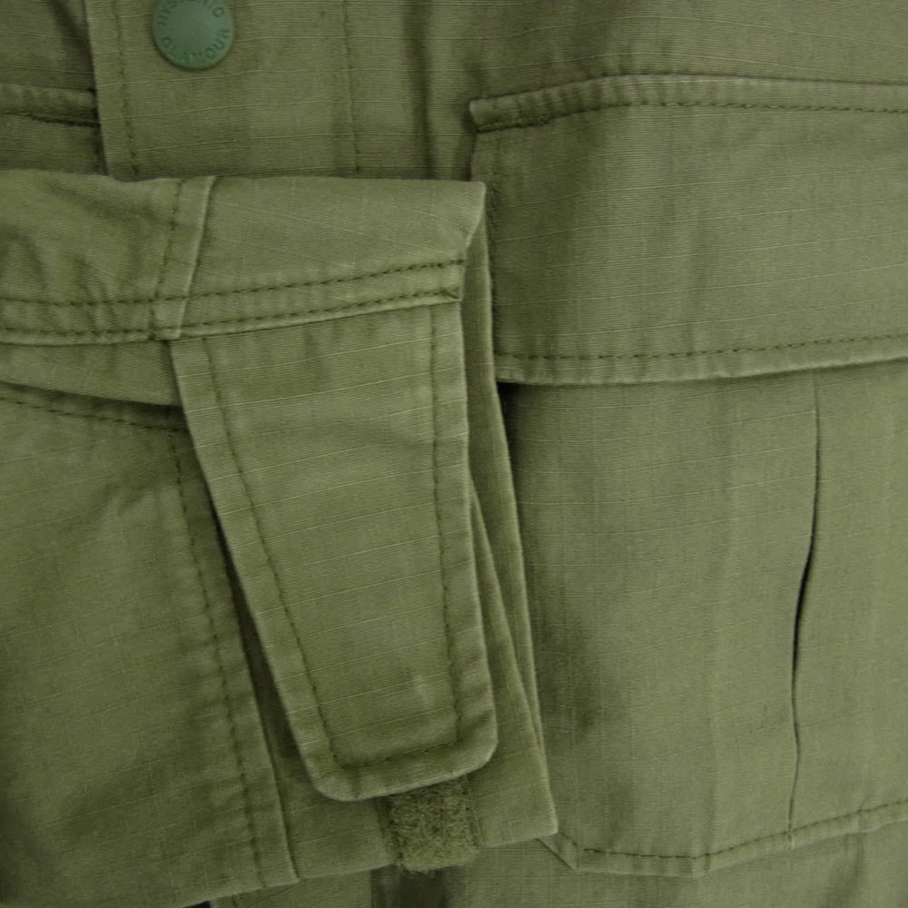 HYSTERIC GLAMOUR ヒステリックグラマー 0261AB02 ワッペン ミリタリー フーデッド ジャケット カーキ系 M【中古】