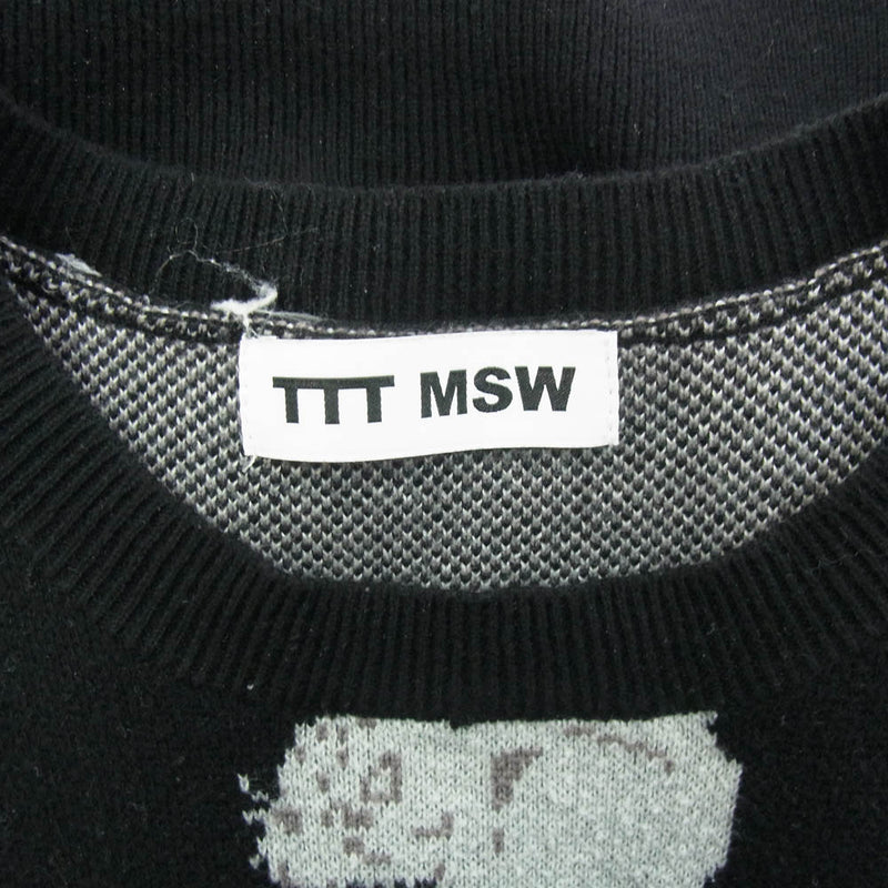 ティー TTT-2021AW-KT04 Panther Knit Vest パンサー ニット ベスト 