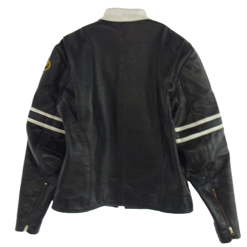 VANSON バンソン RJP ライダースジャケット ブラック系 レッド系 40