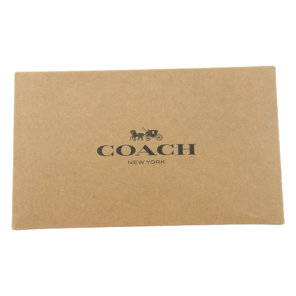 COACH コーチ 88250 IMF8Q MINI SKINNY ID CASE ミニ スキニー IDケース カードケース パスケース 定期入れ レッド系【極上美品】【中古】