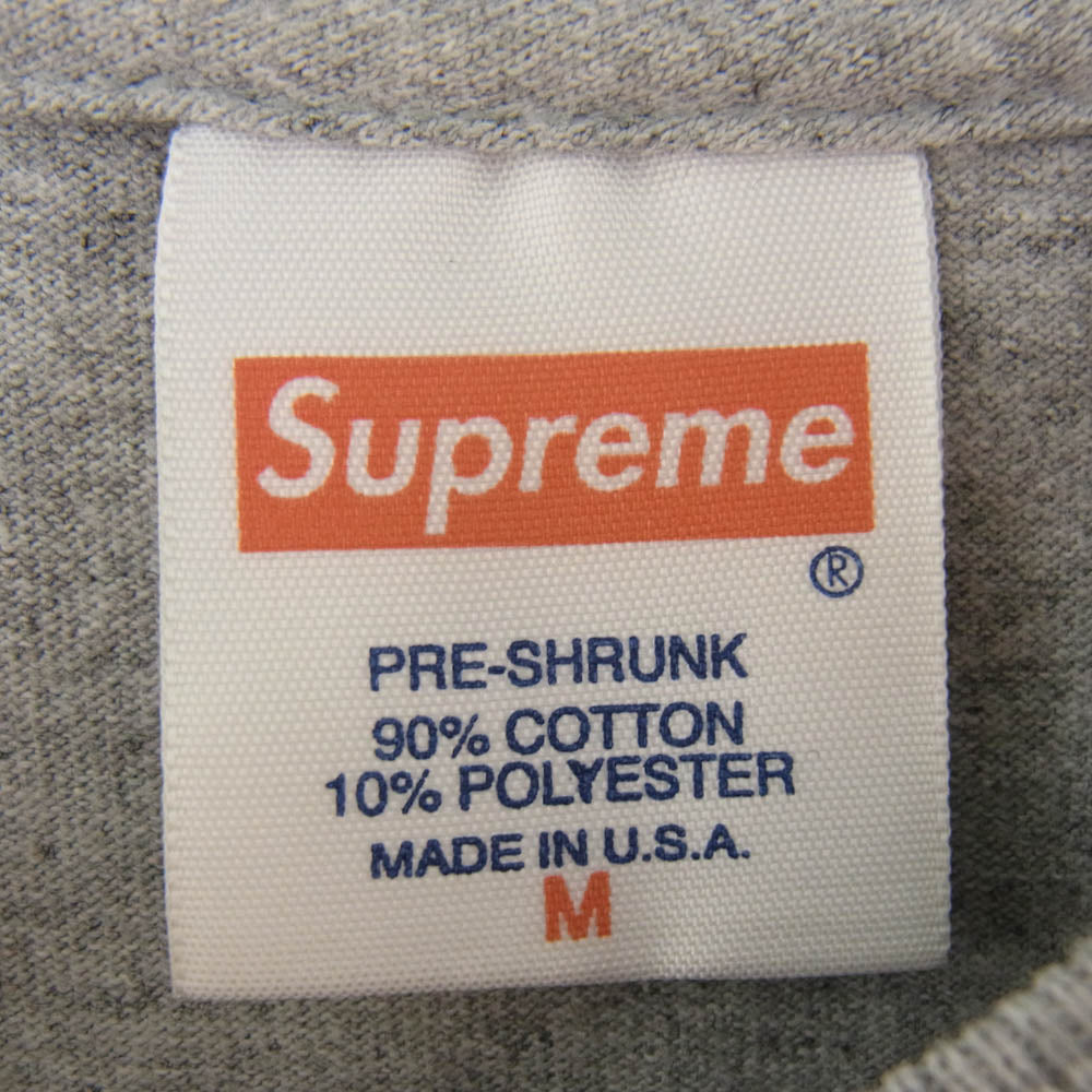 Supreme シュプリーム 23SS Motion Logo Tee モーション ロゴ 半袖 Tシャツ グレー グレー系 M【中古】