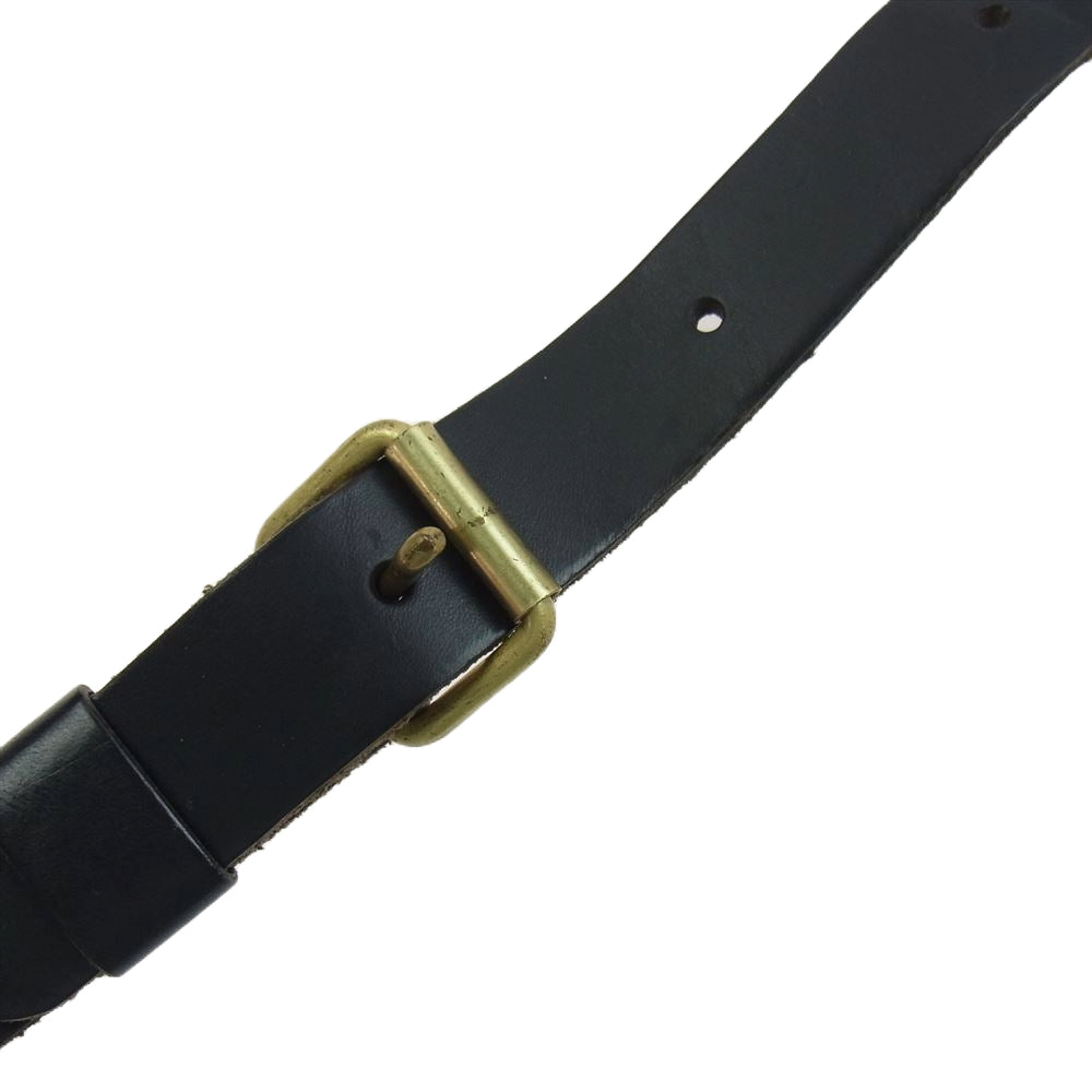 HERZ ヘルツ 2WAY レザー ビジネスバッグ ショルダーバッグ ブラック系【中古】