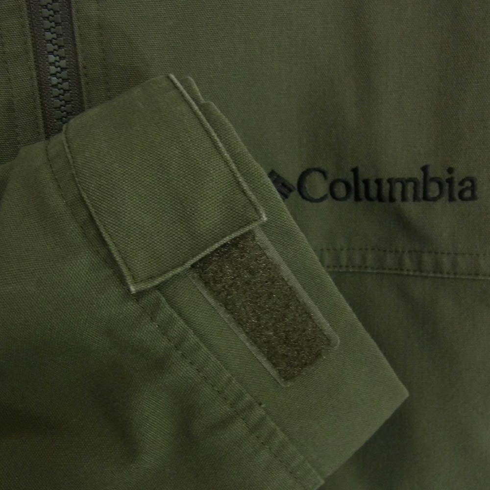 Columbia コロンビア PM0419 レイクパウエル ジャケット ナイロン 裏地フリース カーキ系 M【中古】