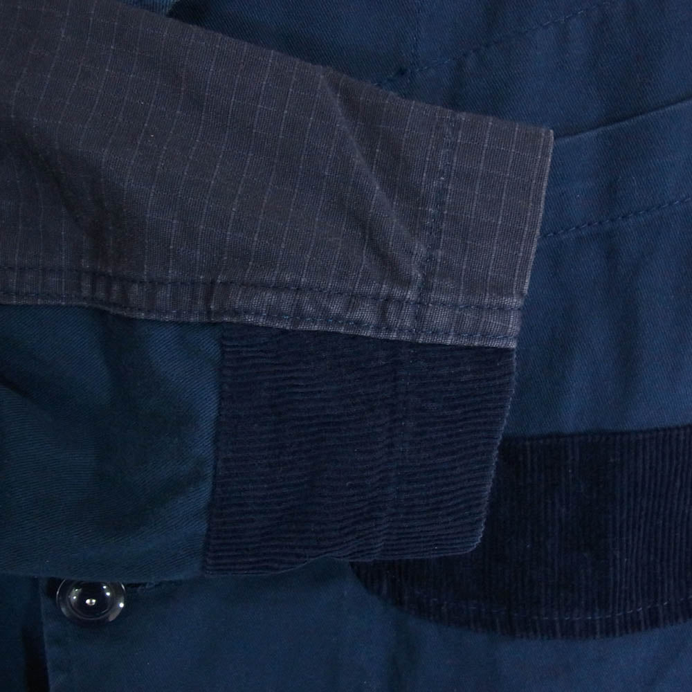 Engineered Garments エンジニアードガーメンツ Bedford Jacket コーデュロイ パッチワーク ベッドフォード ジャケット テーラードジャケット ネイビー系 S【中古】