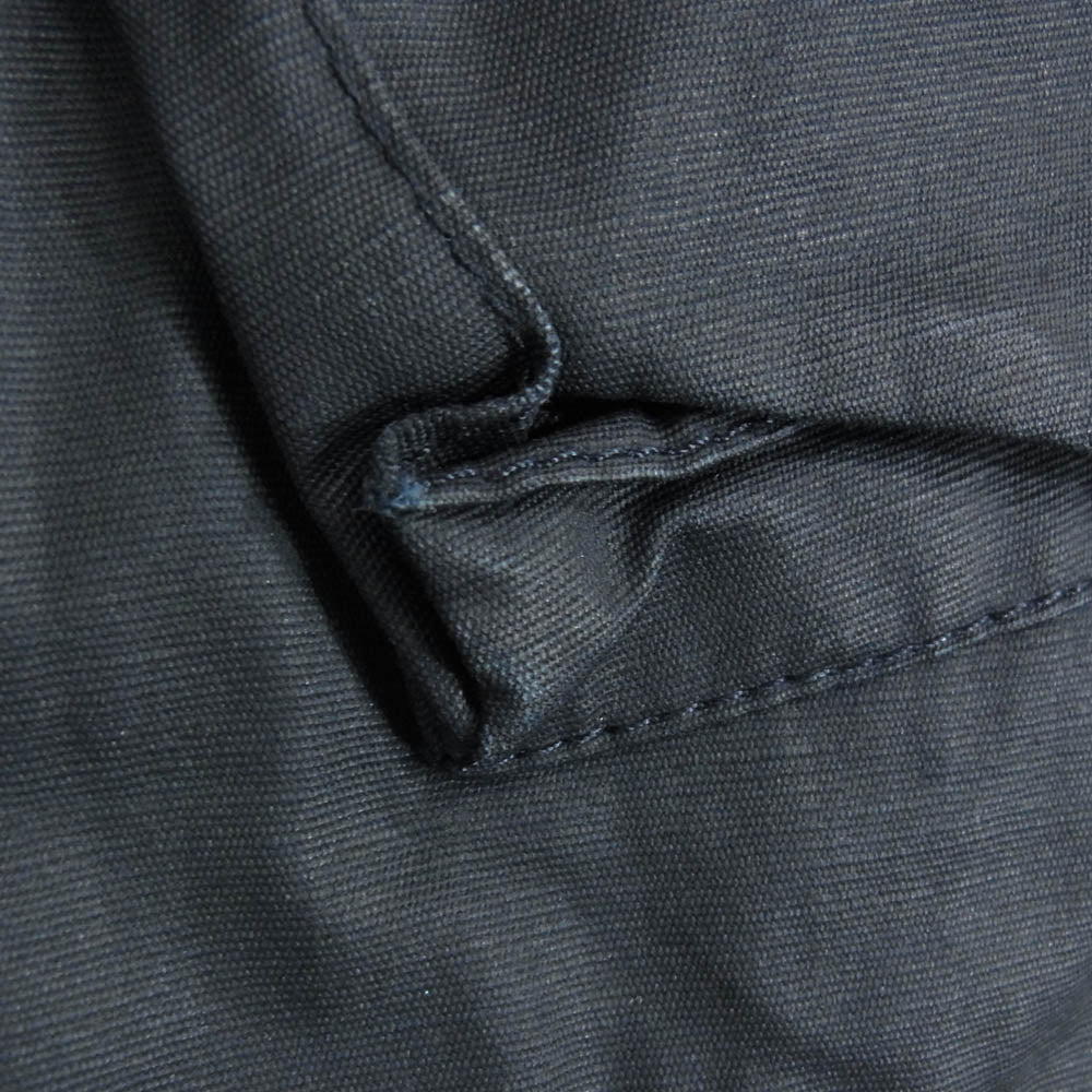 Engineered Garments エンジニアードガーメンツ Field Parka CL Coated Canvas フィールド パーカ マルチポケット ミリタリー ジャケット ネイビー系 S【中古】
