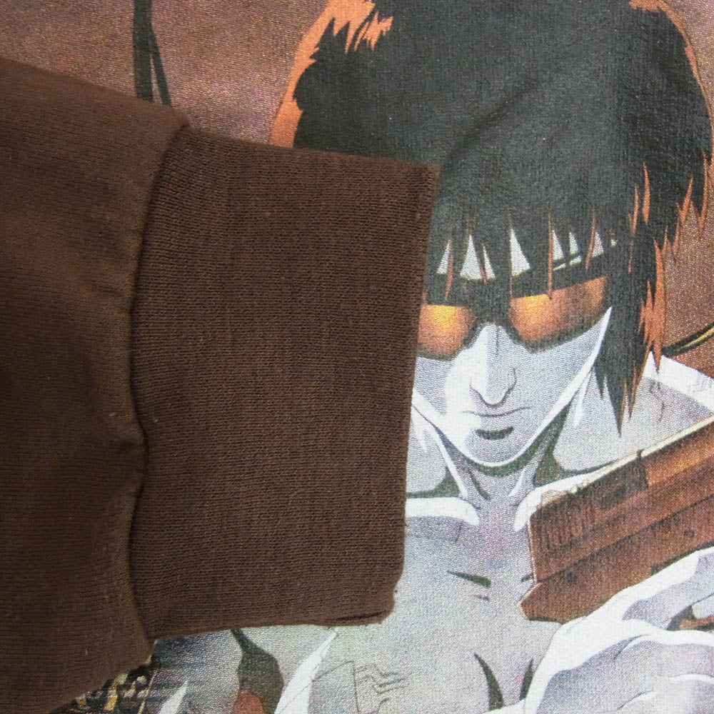 WACKO MARIA ワコマリア GITS-WM-SS01) GHOST IN THE SHELL CREW NECK SWEAT SHIRT 攻殻機動隊 スウェット シャツ ブラウン系 2XL【中古】