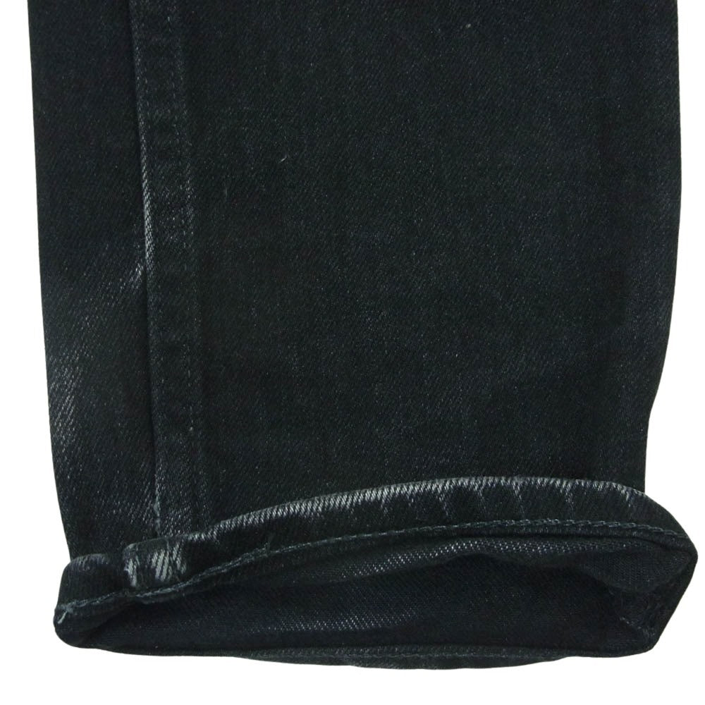 ROTTWEILER ロットワイラー RW-M7A-03019 ボタンフライ スキニー デニム パンツ 日本製 ブラック系 30【中古】