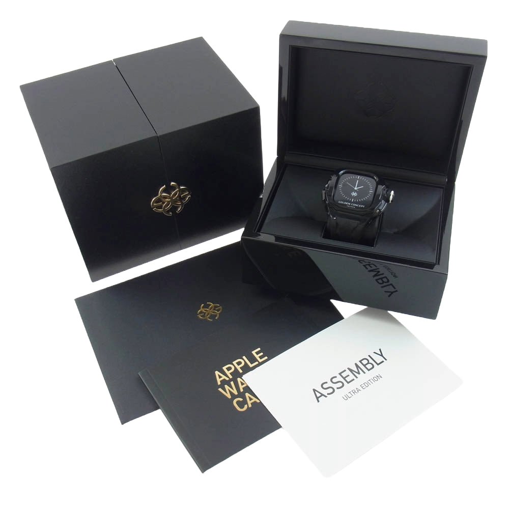 ゴールデン コンセプト RSTR49 SMOKEY BLACK Apple Watch Case アップルウォッチ ケース ブラック系【中古】