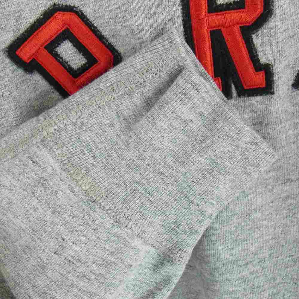 Supreme シュプリーム 12AW Felt Arc crewneck アーチロゴ クルーネック スウェット グレー系 S【中古】