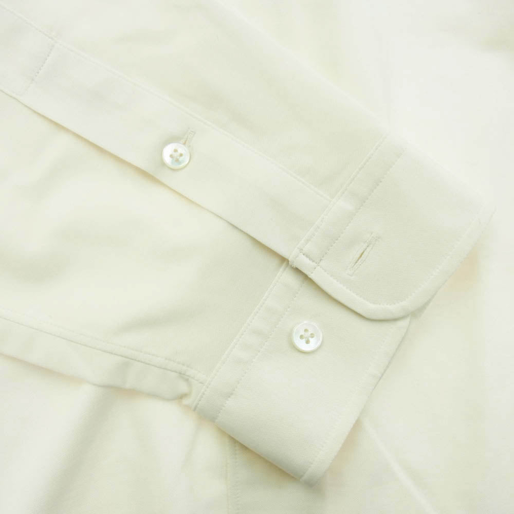 カネマサフィル KM24S004SI 46G Atmosphere Silk Blend Open Collar Shirt シルク混 オープンカラー シャツ 長袖 ホワイト系 L【中古】