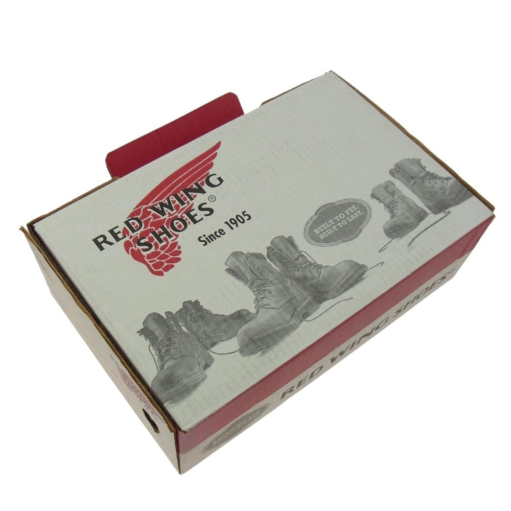 RED WING レッドウィング 8179 アイリッシュセッター レザー レースアップ ブーツ ブラック系 4E【美品】【中古】