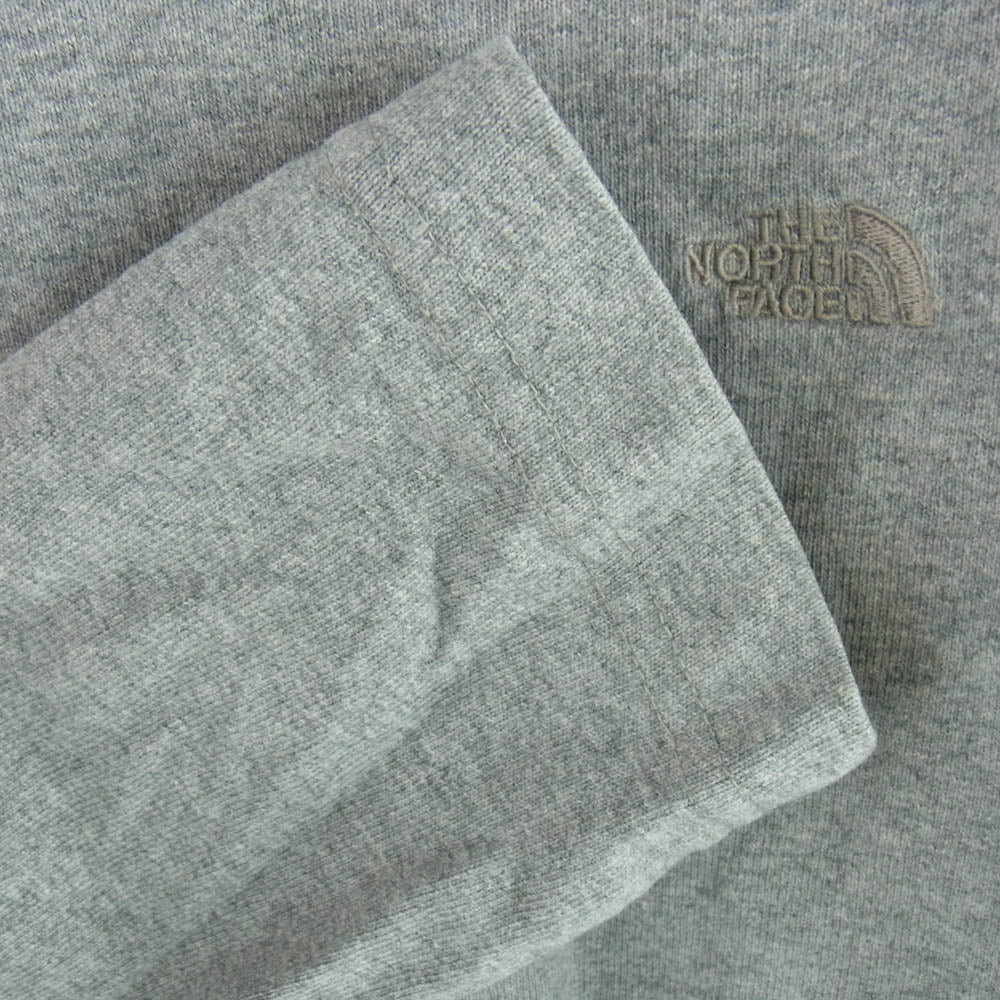 THE NORTH FACE ノースフェイス NT82037 L/S NUPTSE COTTON TEE ロングスリーブ ヌプシ コットン Tシャツ グレー系 S【中古】