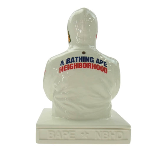 NEIGHBORHOOD ネイバーフッド × A BATHING APE アベイシングエイプ BAPE ベイプ 18AW 182AIAPN-AC01S INCENSE CHAMBER インセンスチャンバー お香立て ホワイト系【新古品】【未使用】【中古】