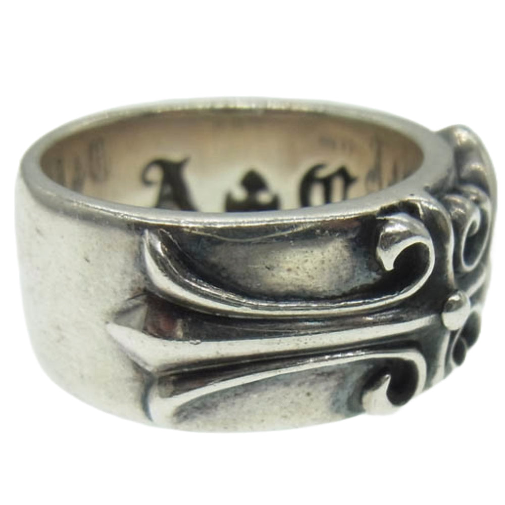 A&G エーアンドジー シルバー ストーン付き リング シルバー系 17.5号【中古】