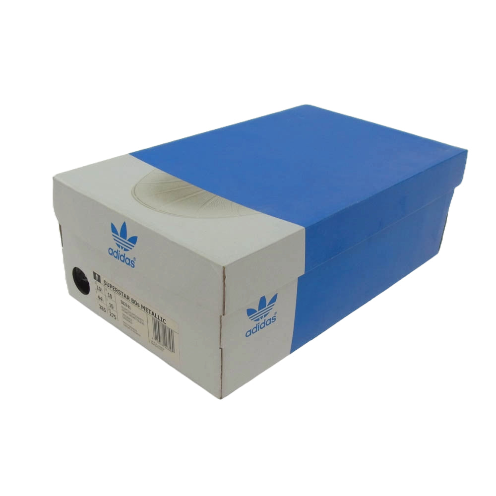 adidas アディダス S82741 SUPER STAR 80S METALLIC PAC スーパースター スニーカー シルバー系 28.5cm【美品】【中古】