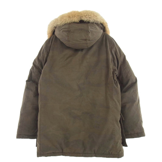 WOOLRICH ウールリッチ 1402066 ARCTIC PARKA アークティックパーカ カモフラ柄 コヨーテファー付 フーディダウン カーキ系 USA S カーキ系 USA /S【中古】