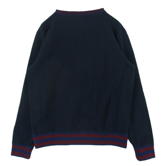 Champion チャンピオン C8-U005 カレッジ刺繍 リバースウィーブ スウェット トレーナー 中国製 ダークネイビー系 XL【中古】