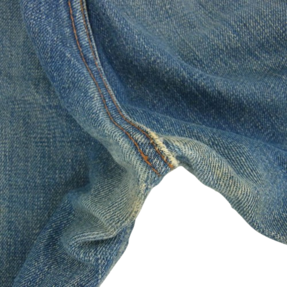 Levi's リーバイス オリジナル 60s 501 BIGE 初期 Vステッチ ウエストシングル 均等V 刻印W 足長R デニム パンツ インディゴブルー系【中古】