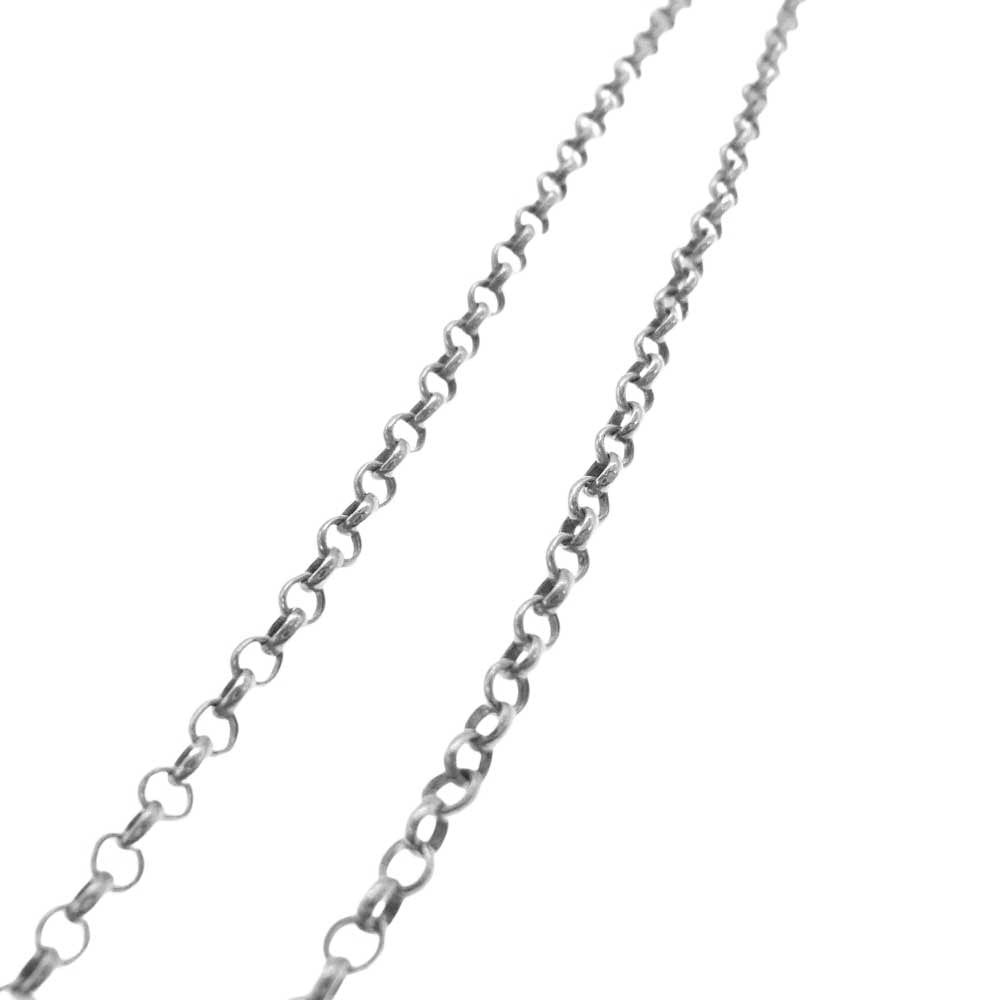 CHROME HEARTS クロムハーツ(原本無) NECKCHAIN R16 ロールチェーンネックレス 16inch シルバー系【中古】
