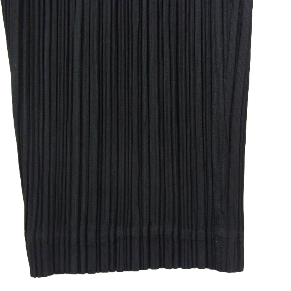 PLEATS PLEASE プリーツプリーズ イッセイミヤケ PP83-JF431 プリーツ加工 ストレート ロング パンツ ブラック系 2【中古】