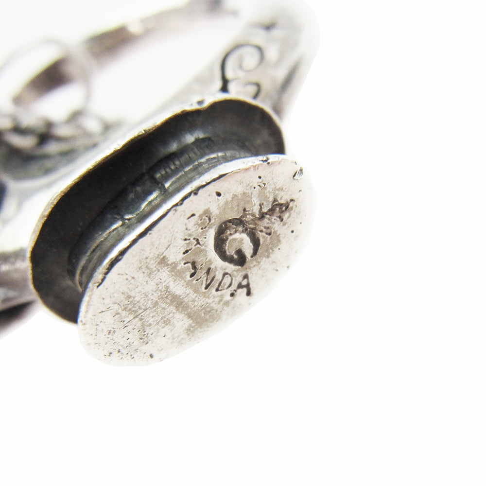 GALCIA ガルシア カスタム品 スカル キーフック キーホルダー シルバー シルバー系【中古】