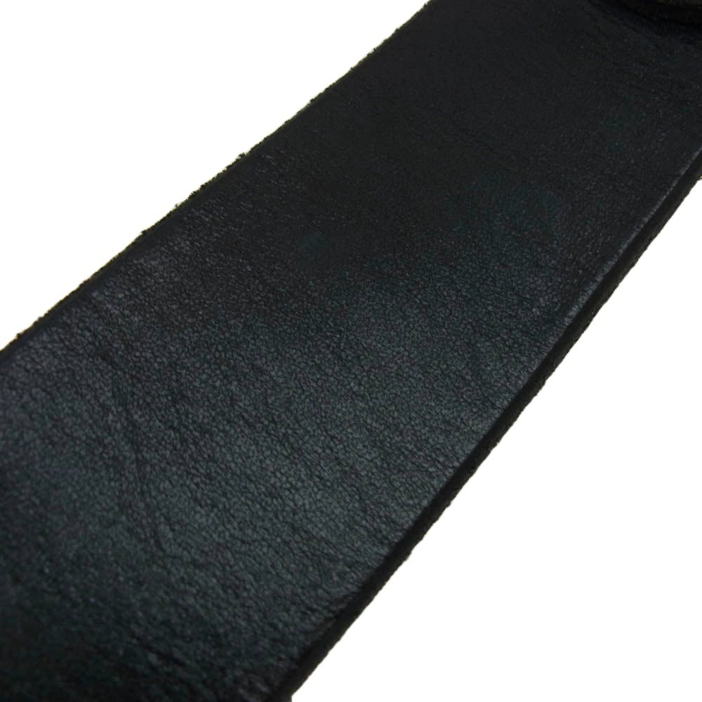 IRON HEART アイアンハート レザー ベルト ブラック系 M【中古】